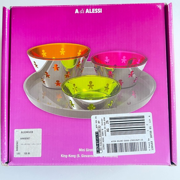 NWT Alessi MINI GIROTONDO Tray & Bowl set - Picture 4 of 11